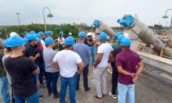 Alunos da UNISUAM participam de atividade ambiental na estação de tratamento de Deodoro