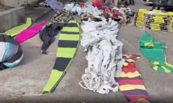 Apreensão de 11 balões marca operação em homenagem a São Jorge no Parque Estadual da Pedra Branca