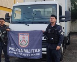 Polícia Militar apreende carga de carne no valor de quase R$ 100 mil na Avenida Brasil