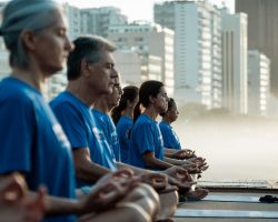 Leblon transforma área à beira-mar em centro de bem-estar com aulas gratuitas