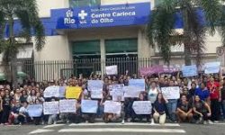Protesto de profissionais da saúde no Rio de Janeiro atinge 30 dias de paralisação