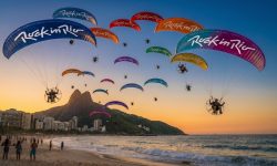 Paramotores vão colorir a orla no Rock in Rio antes da abertura das vendas de ingressos
